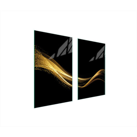 PLAQUE DE PROTECTION EN VERRE POUR POÊLE 75x52 NOIRE