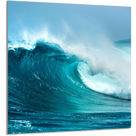 PANNEAU DE VERRE POUR CUISINE 60x65 Wave (1/5)