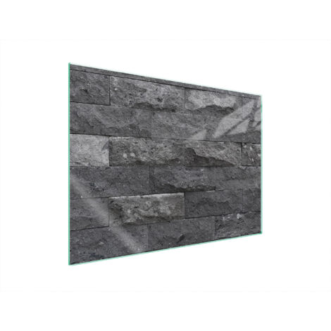 PLAQUE DE PROTECTION EN VERRE POUR POÊLE 70x52 BRIQUE (1/5)