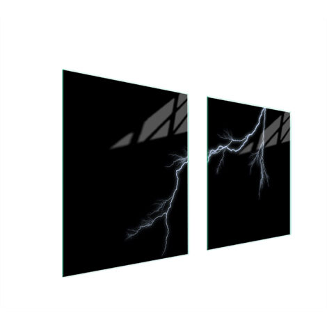 PLAQUE DE PROTECTION EN VERRE POUR POÊLE 85x52 POÊLE (1/5)