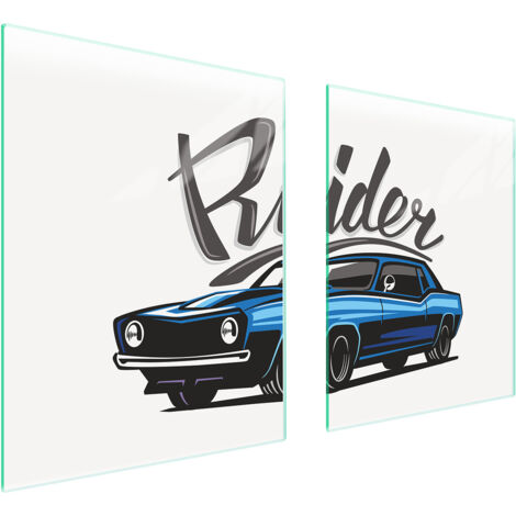 PLAQUE DE PROTECTION EN VERRE POUR POÊLE 85x52 AUTO (1/5)