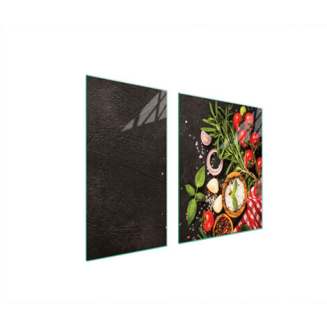 Plaque De Protection En Verre Trempé Pour Cuisinière Induction - 60x52 Cm - Blanche - Anti-éclaboussures Et Planche à Découper