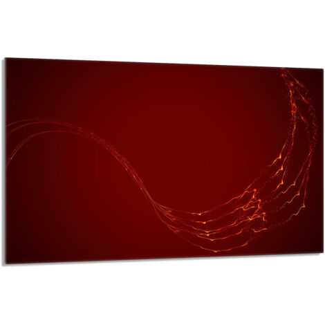 Plaque de protection en verre pour poêle 80x52 Diamant
