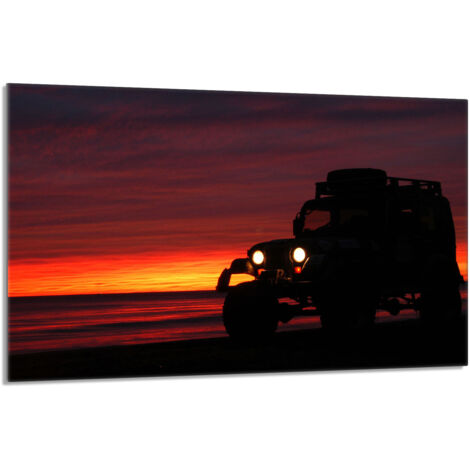 Plaque de protection en verre pour le poêle 80x52 Auto (1/5)