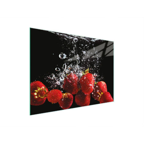 PLANCHE À DÉCOUPER EN VERRE 30x22 FRAISES (1/5)