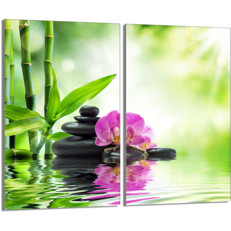 Plaque de protection en verre pour poêle 2x30x52 Orchidea (1/5)