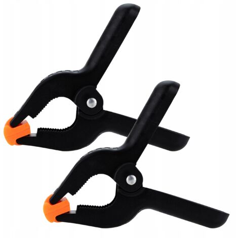 PINCE À RESSORT POUR MODÉLISATION, FIXATION, MENUISERIE, CLIP SOLIDE 4'' 2 pièces (1/5)
