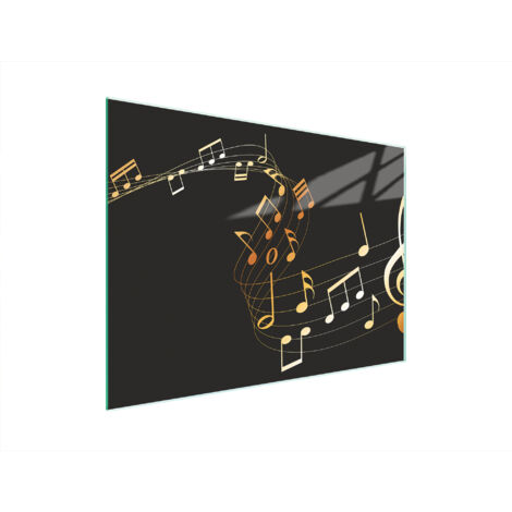 PLANCHE À DÉCOUPER EN VERRE 40x30 MUSIQUE (1/5)