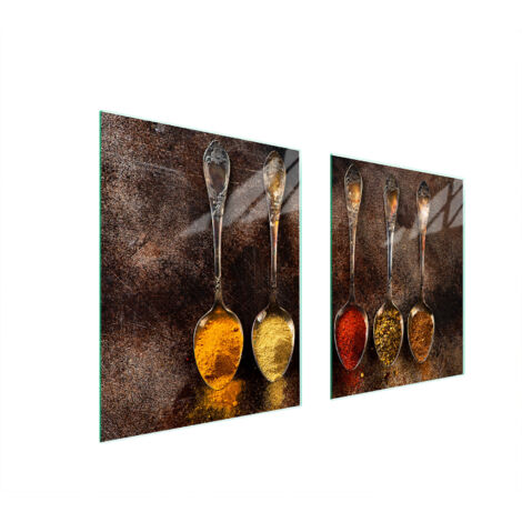PLAQUE DE PROTECTION EN VERRE POUR POÊLE 85x52 ÉPICES (1/5)