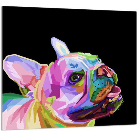 PANNEAU DE VERRE POUR CUISINE 65x60 Chien (1/5)
