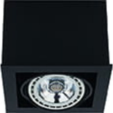 Nowodvorski BOX Plafonnier LED noir, contreplaqué 9495 (1/4)