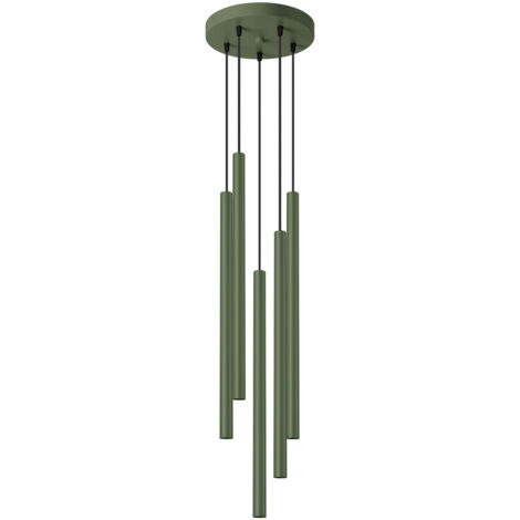 Suspension Pastelo 5P, vert olive (1/5)