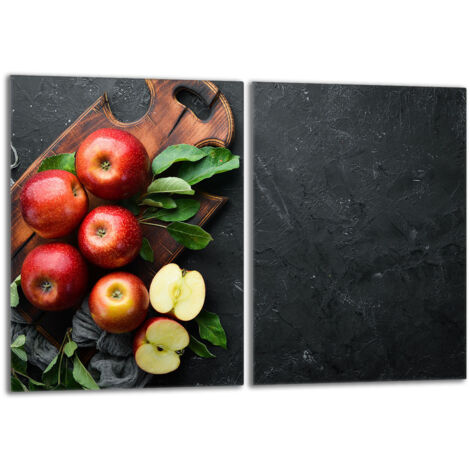 Plaque de protection en verre pour poêle 2x40x52 Apple (1/5)