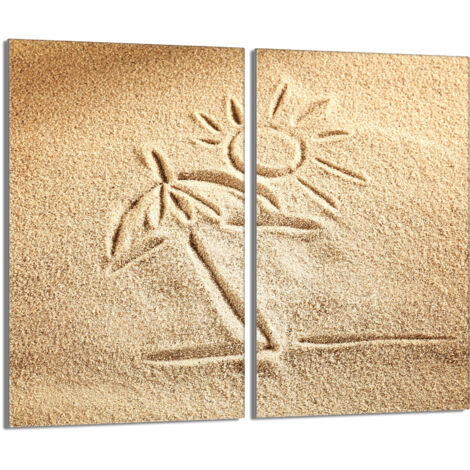 Protection de plaque de cuisson en verre 2x30x52 Beach (1/5)