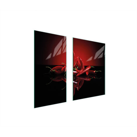 PLAQUE DE PROTECTION EN VERRE 75x52 CHILLI (1/5)