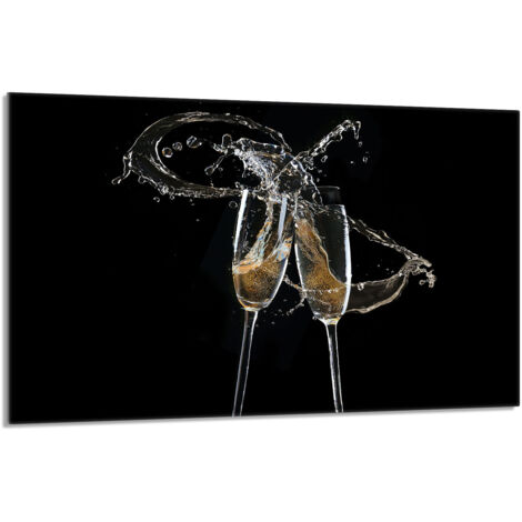 Plaque de protection en verre pour poêle 80x52 Wine