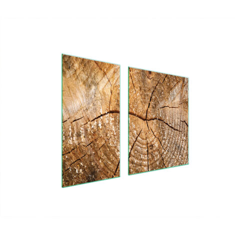 PLAQUE DE PROTECTION EN VERRE POUR POÊLE À BOIS 90x52