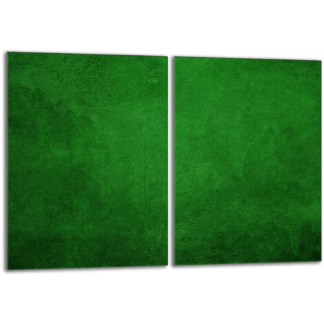 Plaque de protection en verre pour poêle 2x40x52 Vert (1/5)
