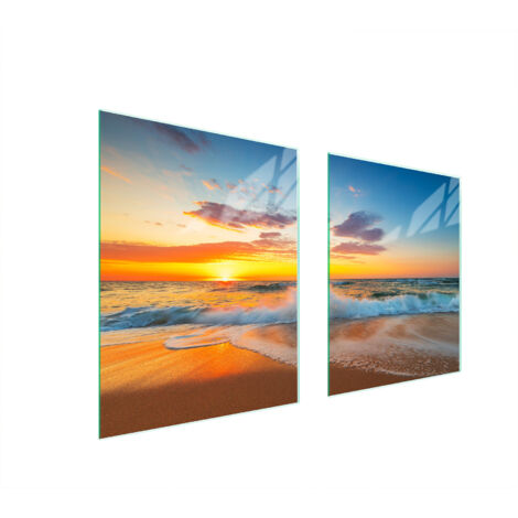 PLAQUE DE PROTECTION EN VERRE POUR POÊLE 85x52 SEA (1/5)