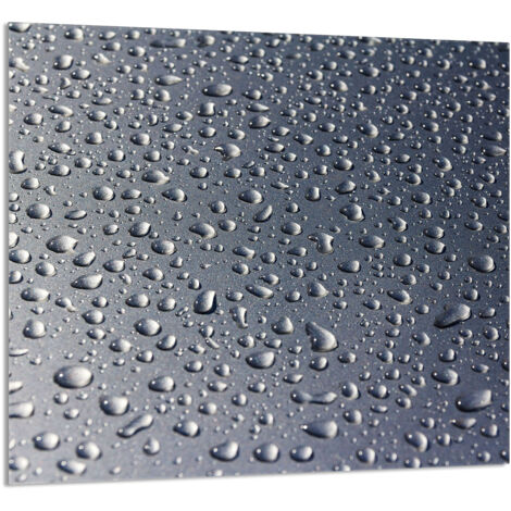 PANNEAU DE VERRE POUR CUISINE 65x60 Gouttes (1/5)