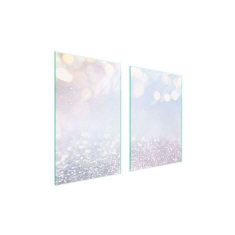 PLAQUE DE PROTECTION EN VERRE POUR CUISINE 65x52 LIGHT (1/5)