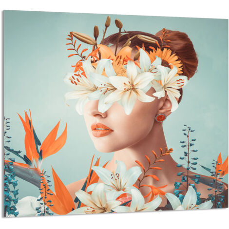 PANNEAU DE VERRE POUR CUISINE 65x60 Femme (1/5)