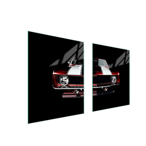 PLAQUE DE PROTECTION EN VERRE POUR POÊLE 85x52 AUTO (1/5)