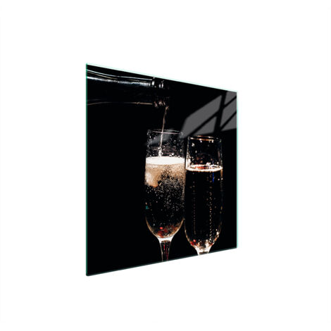 PLAQUE DE PROTECTION EN VERRE POUR POÊLE 50x52 VIN (1/5)