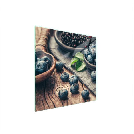 PLAQUE DE PROTECTION EN VERRE POUR POÊLE 50x52 FRUIT (1/5)