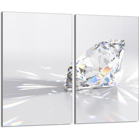 Plaque de protection en verre pour poêle 2x30x52 Diamant (1/5)