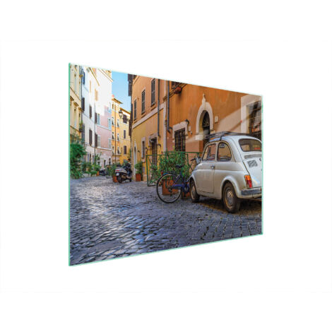 PLAQUE DE PROTECTION EN VERRE POUR POÊLE 70x52 AUTO (1/5)