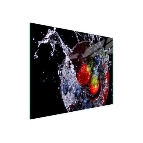 PLANCHE À DÉCOUPER EN VERRE 52x30 FRAISES
