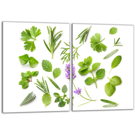 Protection de plaque de cuisson en verre 2x40x52 Plantes (1/5)