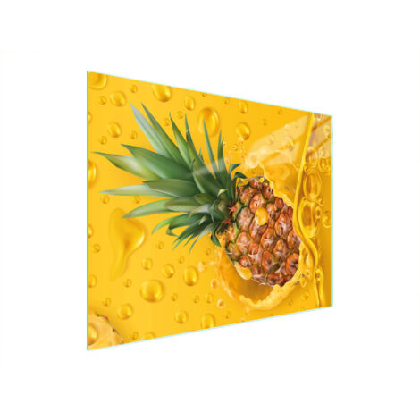 PLANCHE À DÉCOUPER EN VERRE 52x40 ANANAS (1/5)
