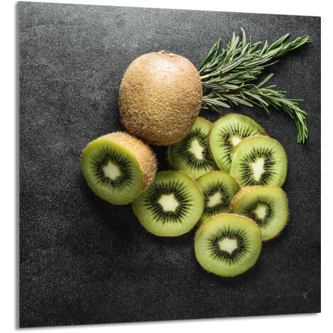 PANNEAU DE VERRE POUR CUISINE 60x65 Kiwi (1/5)