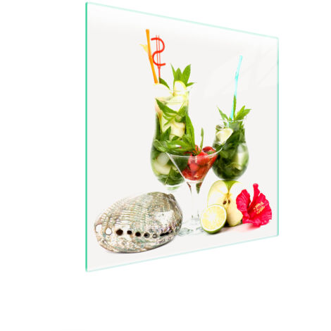 PLAQUE DE PROTECTION EN VERRE POUR POÊLE 50x52 FRUIT (1/5)