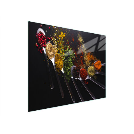 PLANCHE À DÉCOUPER EN VERRE 52x30 ÉPICES (1/5)