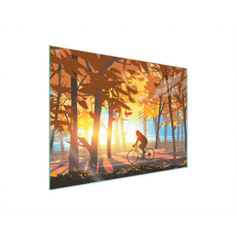 PLAQUE DE PROTECTION EN VERRE POUR POÊLE 70x52 LAS (1/5)