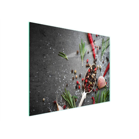 PLANCHE À DÉCOUPER EN VERRE 52x30 ÉPICES (1/5)