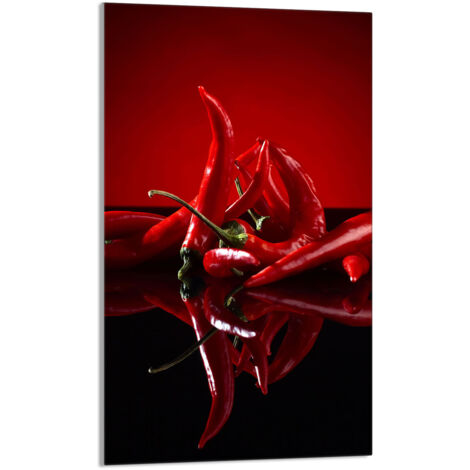 PLANCHE À DÉCOUPER EN VERRE 30x52 Piment