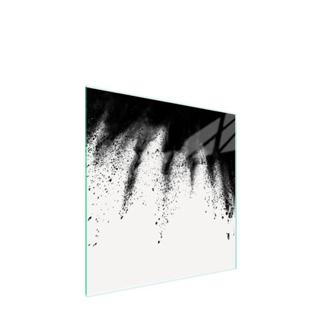 PLAQUE DE PROTECTION EN VERRE POUR POÊLE 50x52 EXPLOSION (1/5)