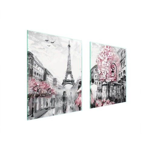 PLAQUE DE PROTECTION EN VERRE POUR POÊLE 85x52 PARIS (1/5)