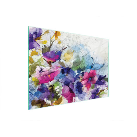 PLANCHE À DÉCOUPER EN VERRE 40x30 FLEURS