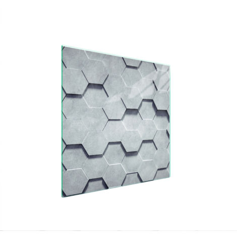 PLAQUE DE PROTECTION EN VERRE POUR POÊLE MOTIF 50x52 (1/5)