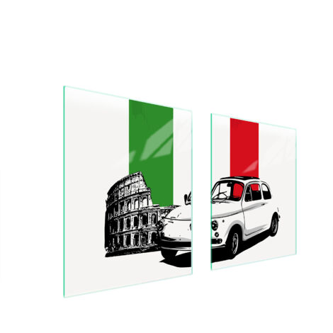 PLAQUE DE PROTECTION EN VERRE POUR POÊLE 85x52 AUTO (1/5)