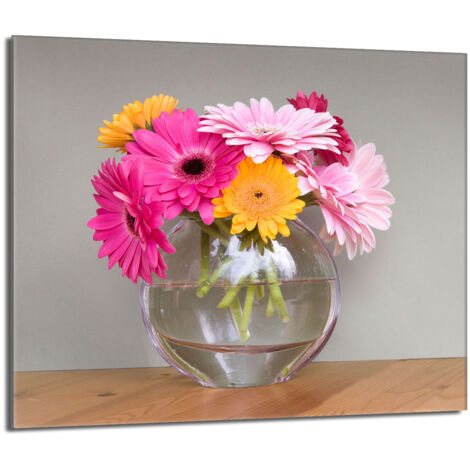 Protection de plaque de cuisson en verre 60x52 Fleurs (1/5)