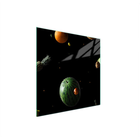 PLAQUE DE PROTECTION EN VERRE POUR POÊLE 50x52 FRUIT (1/5)