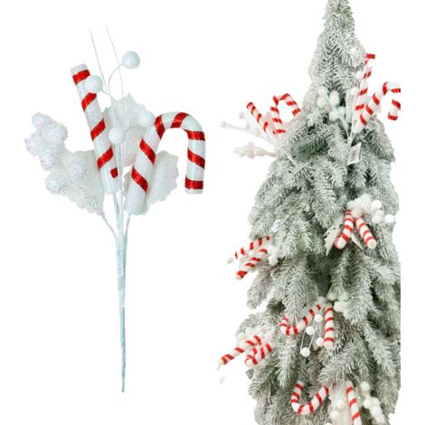 Pique de Noël - Branche de Noël en décorations sucrées 29 cm (1/5)