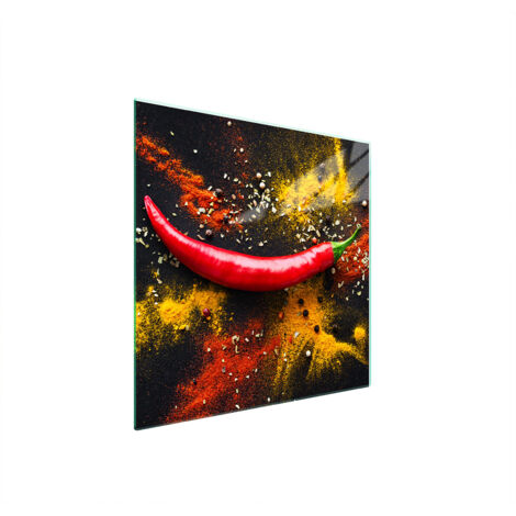 PLAQUE DE PROTECTION EN VERRE POUR POÊLE 50x52 CHILLI (1/5)