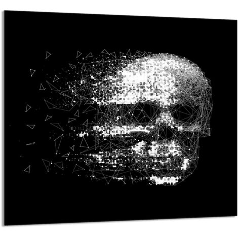 PANNEAU DE VERRE POUR CUISINE 65x60 Femme